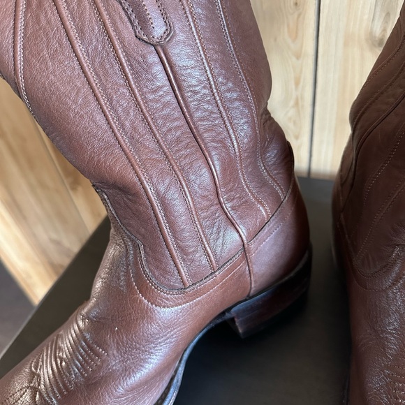 Tecovas Rich Brown Western Boots made in Mexico Size 9.5 EE - Picture 9 of 14